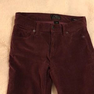 Lucky Brand Burgundy Corduroys